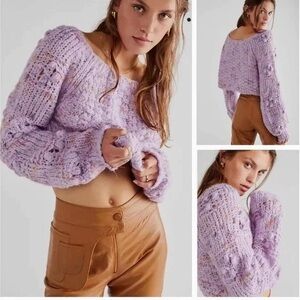 Free People Sunset Cloud Pullover Sweater